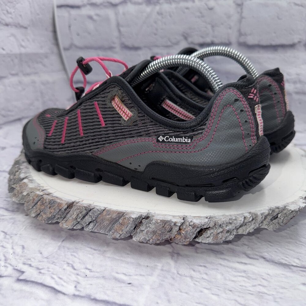 COLUMBIA Cruzado Women's Mesh Water Hiking Shoes Sneakers Size 7 Gray Pink - Picture 9 of 13